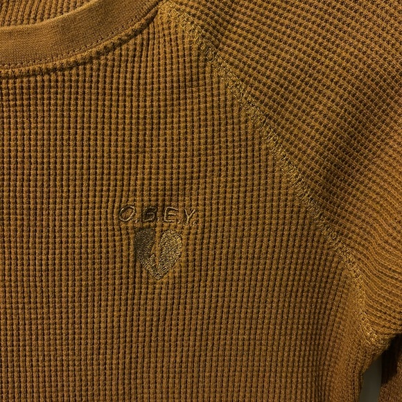 OBEY WORLDWIDE waffle shirt - Picture 3 of 4